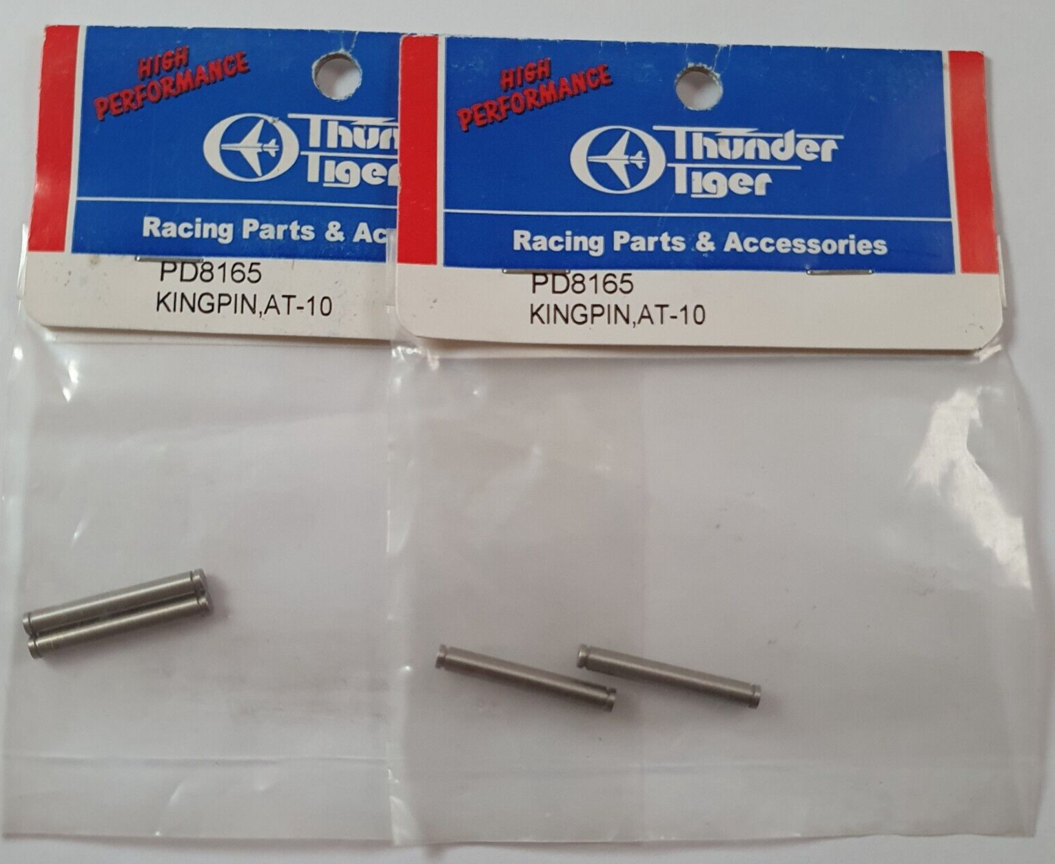Thunder Tiger PD8165 Kingpin x 2 Packets of 2 -  AT 10 New old Stock RC spares