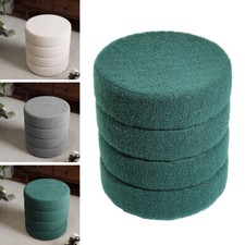 Teddy Fabric Padded Dressing Table Chair Vanity Stool Ottoman Pouffe Footstool