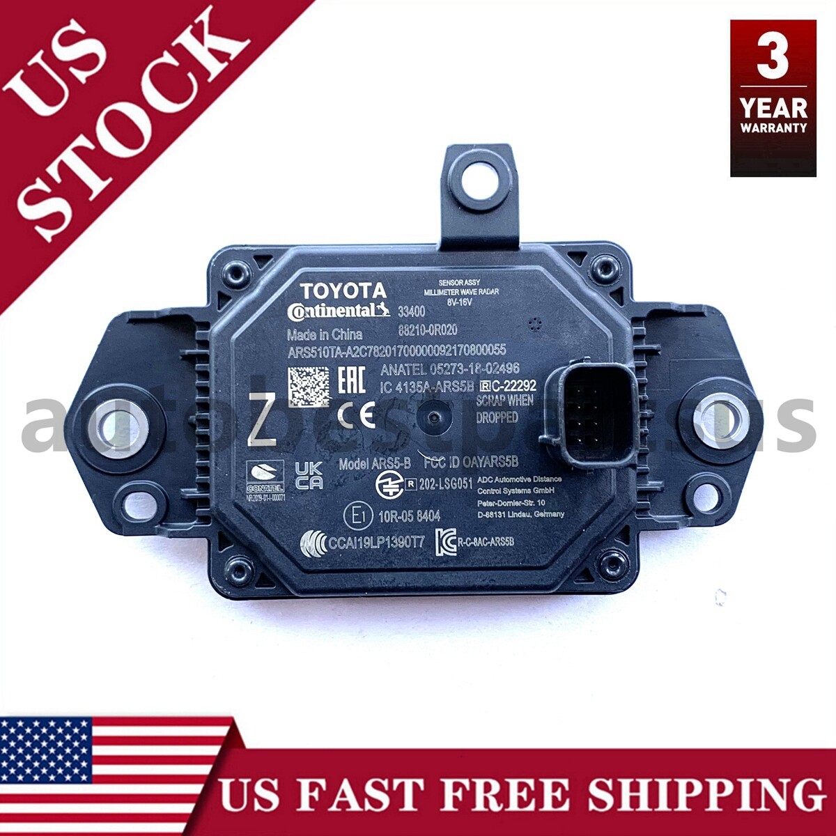 Genuine Adaptive Cruise Distance Sensor Radar 88210-0R020 for