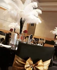 Wholesale 10/50/100PCS White Ostrich Feathers 14-16 inch/35-40 cm Wedding