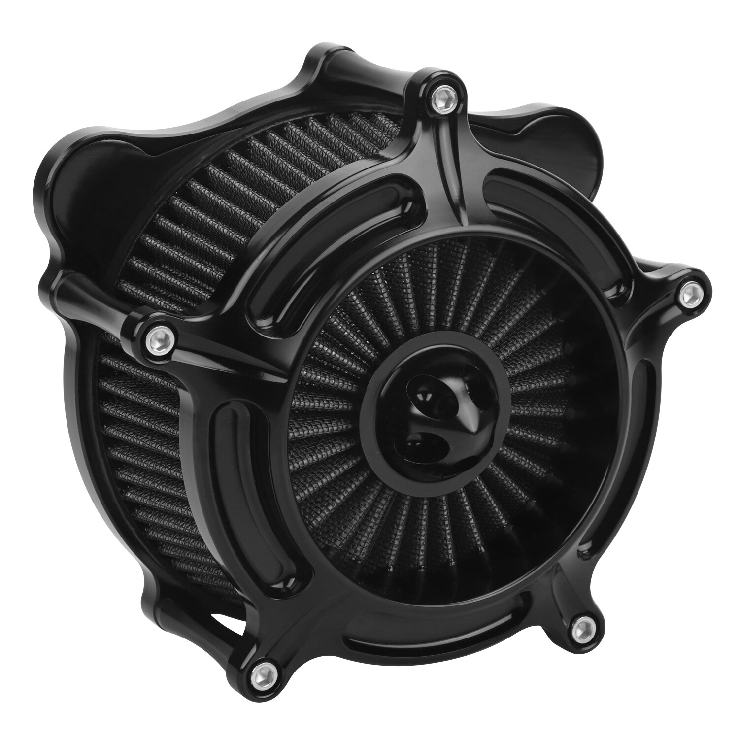 Aluminum Spike Air Cleaner Black Intake Filter For Harley Electra Glide Dyna FXD eBay