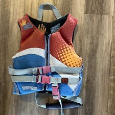 Body Glove Kids flotation AID Life Jacket Vest 30-50lbs Red Blue