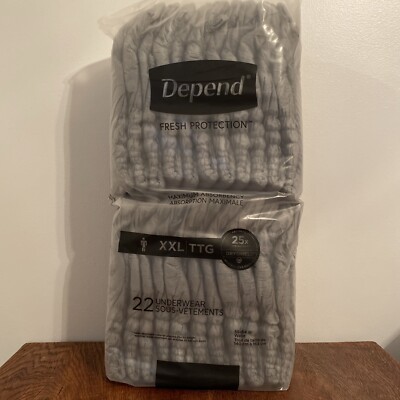 Depend Fresh Protection Womens Underwear  Sz. XXL Max. Protection 22ct