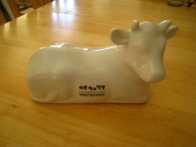 RARE Cow Parade 2004 PRAGUE Butter Dish Cover only 