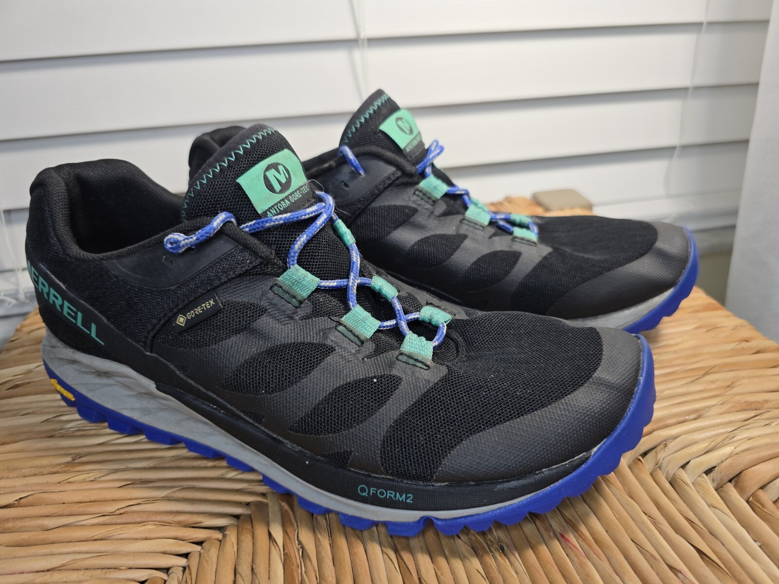 Scarpe da trail running Merrell Antora GTX Gore Tex nere da donna taglia 9 5