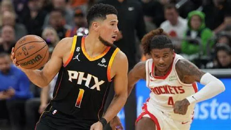 Devin Booker - Phoenix Suns - Kia NBA Tip-Off 2022 - Game-Worn Statement  Edition Jersey - Scored Team-High 28 Points - 2022-23 NBA Season