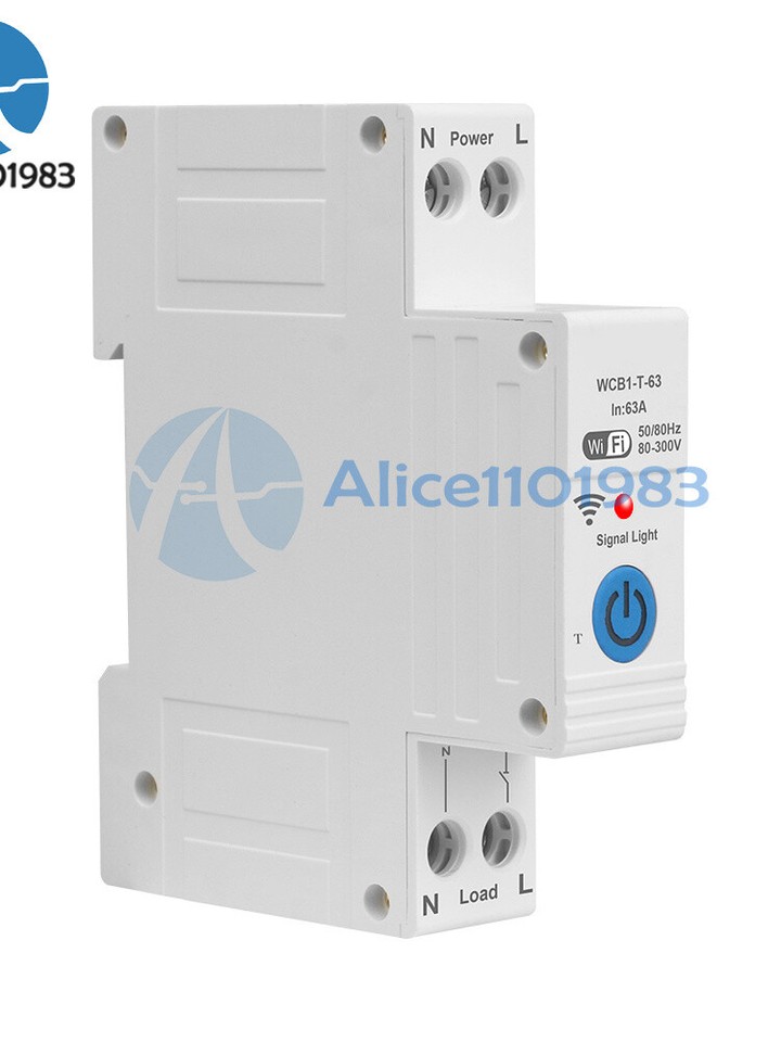 Tuya WIFI Smart Circuit Breaker On-Off Timer Switch Circuit Breaker ...