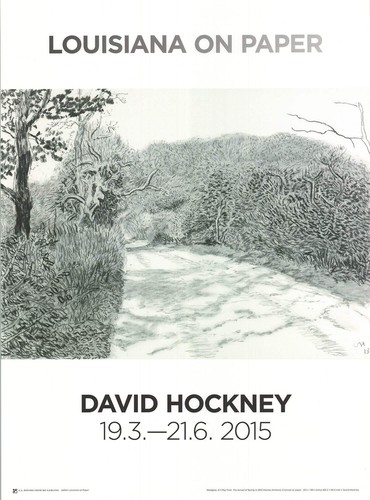 DAVID HOCKNEY Woldgate, The Arrival of Spring 33.5" x 24.5" Poster 2015 Pop Art