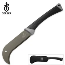 Brush Thinner Machete knife with titanium coated Steel Blade