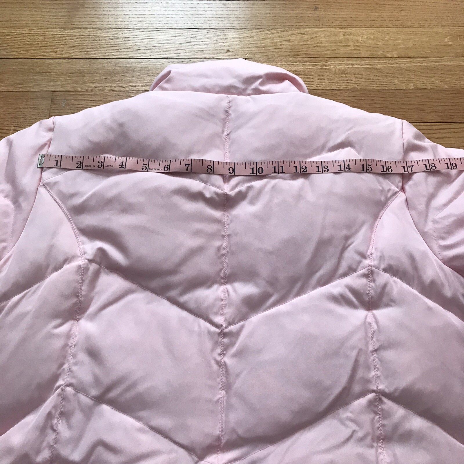 Super Cozy Light Pink DOWN PUFFER SKI JACKET WARM FEL… Gem