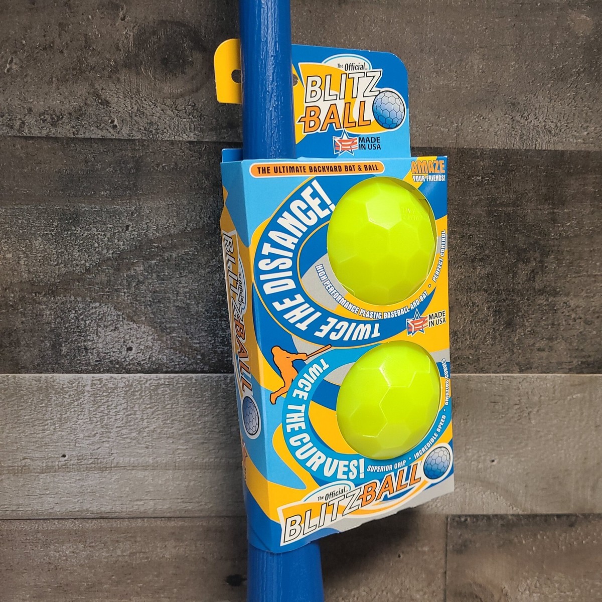 2x Official BLITZBALL Ultimate Backyard Baseball Set w/ 2 Bats & 4