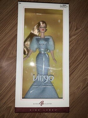 Virgo Barbie Doll The Zodiac Collection Pink Label 2004 Mattel