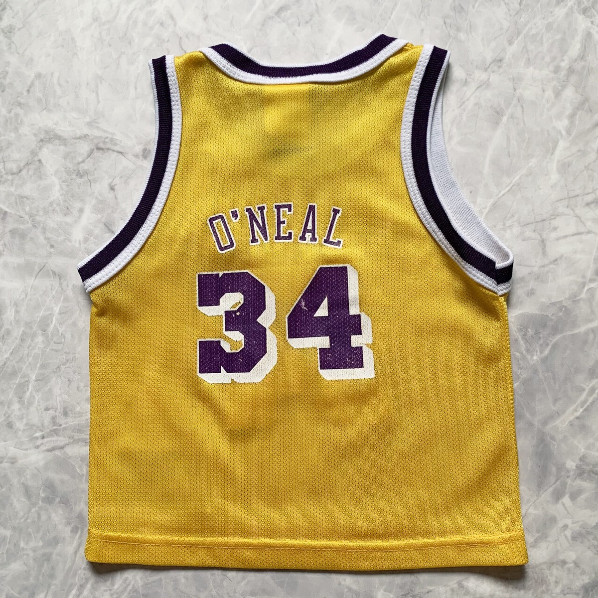VTG 90s NBA SHAQ O'NEAL Los Angeles Lakers JERSEY SIZE TODDLER 2T