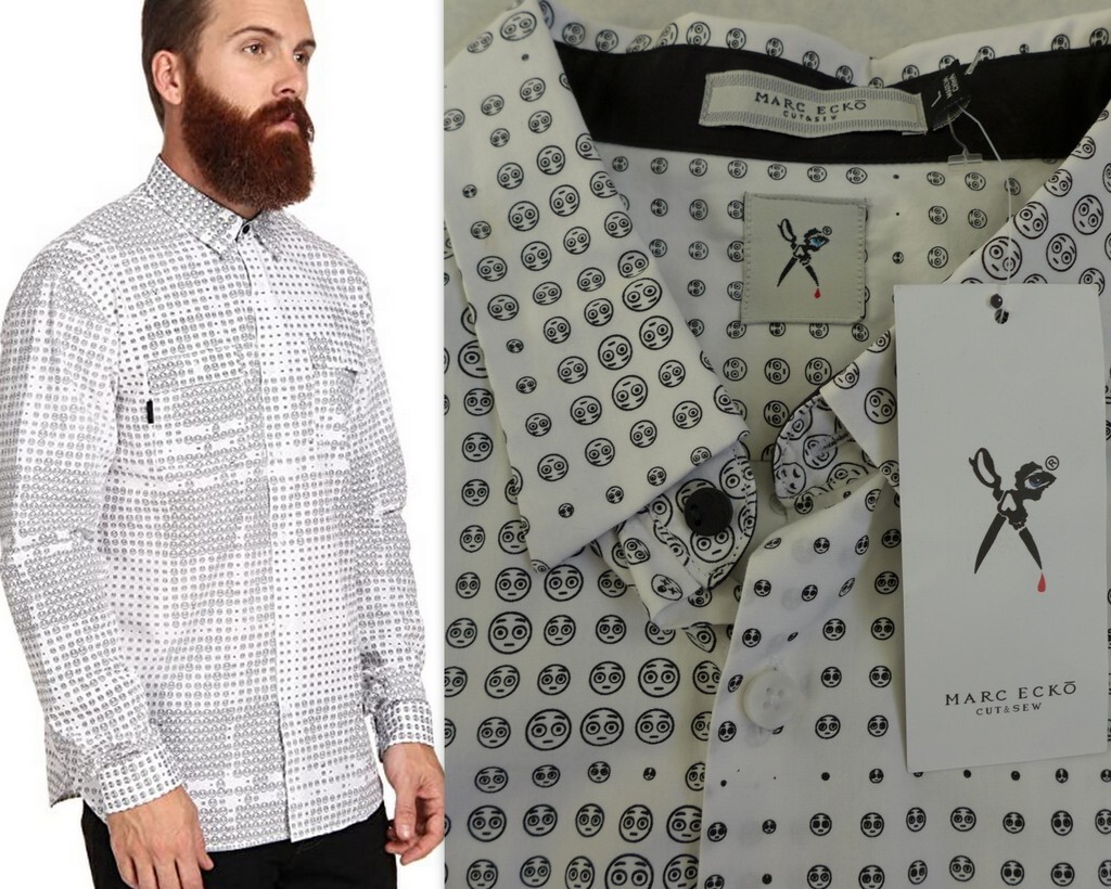 emoji dress shirt Mens Party Shirt Short Sleeve Black Emoji Australia // Lowes