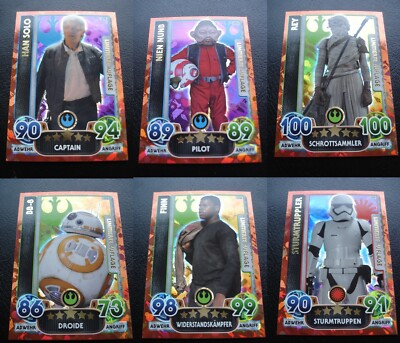 Topps FORCE ATTAX EXTRA Star Wars MOVIE EDITION Serie 4 - Limitierte Auflage