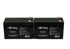 Raion Power 12V 9Ah SLA AGM Sealed Lead Acid 12 Volt 9 Amp F2 Battery - 2 Pack