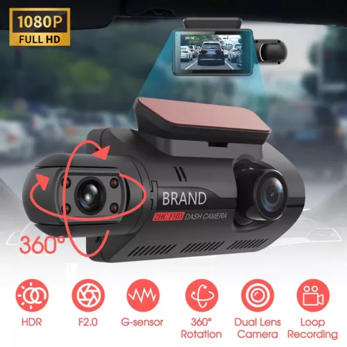1080P Car DVR Video Dashcam FHD Auto Kamera KFZ Nachtsicht Recorder G-sensor Cam - Bild 1 von 22