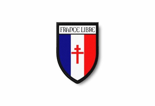 Patch ecusson termocollant bord brode drapeau imprime france libre de gaulle - Afbeelding 1 van 1
