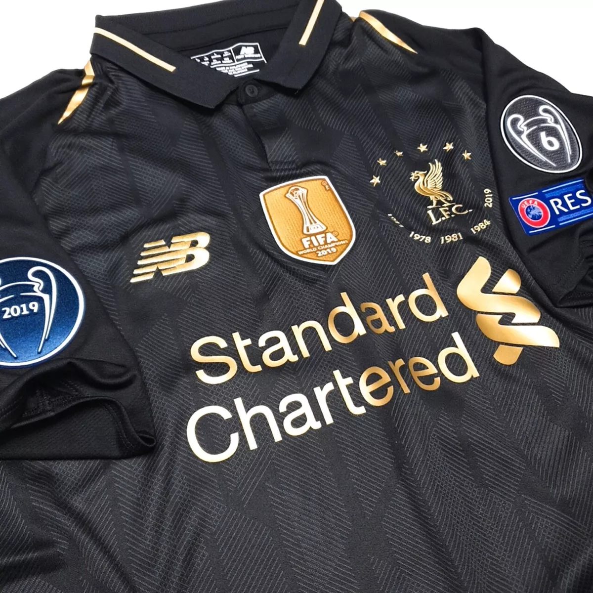 2018/19 New Balance Liverpool Champions League Commemorative Embroidered  Jersey