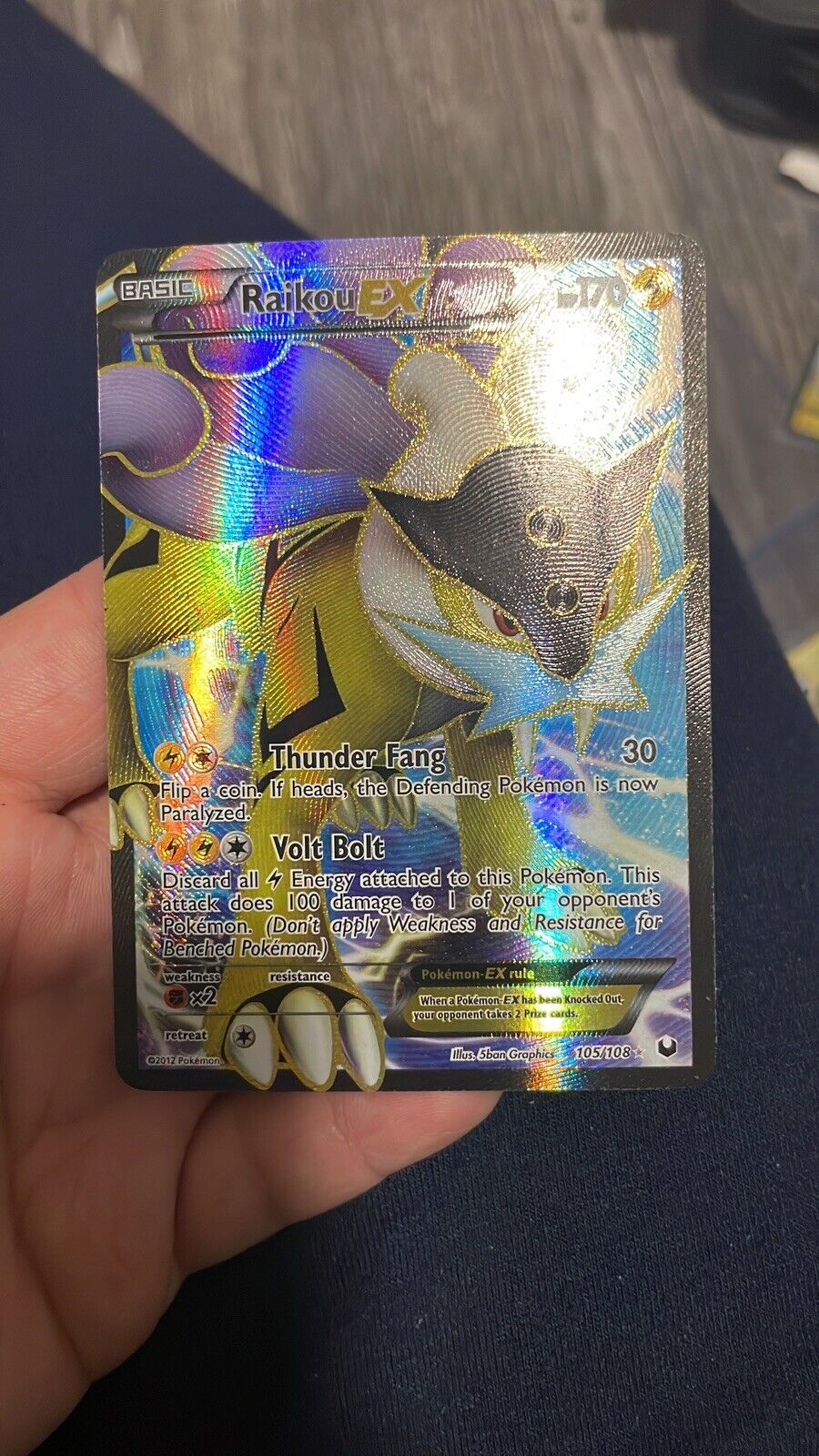 Verified Raikou-EX - Dark Explorers by Pokemon Cards