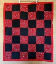 Vintage Handmade Kids Quilt Crib Children  s