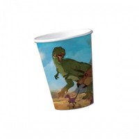 Pappbecher Dino, 200Ml, 8 StüCk