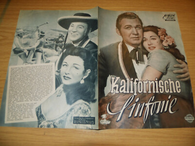 DNF  Kalifornische Sinfonie, Vera Ralston, Joan Leslie, Forrest Tucker, Selten