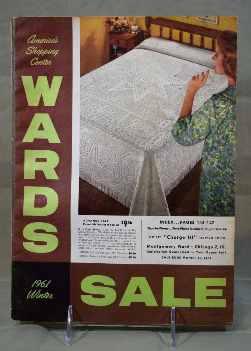 Vintage Montgomery Wards Catalog 1961, Vintage 60's Bike