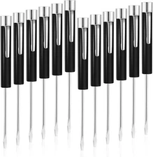 12 Pcs Pocket Screwdriver Mini Tops and Pocket Clips Pocket Screwdriver Magnetic