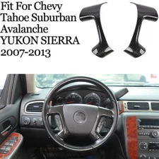 Plastic Steering Wheel Trim Cover Spoke Molded Fit For Suburban Tahoe 2007-2013