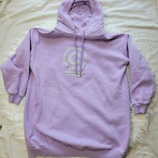 ASOS Design Christian Cowan Womens Size 14 Lilac Purple Long Sleeve Hoodie Dress