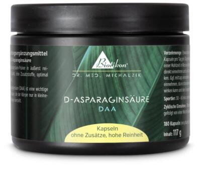 D-Asparaginsäure Kapseln nach Dr. med. Michalzik ohne Zusatzstoffe von BIOTIKON 