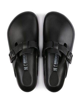 BIRKENSTOCK Womens BOSTON EVA Black CLOGS Slides SHOES 41 265 10