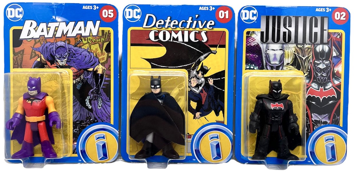 Imaginext DC 80th Anniversary Batman Figure Set Of 3 Detective