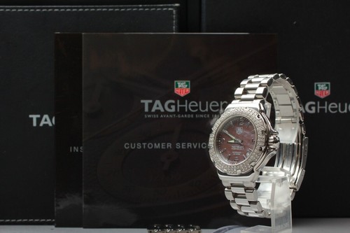 Tag Heuer Ladies Formula 1 Brown Dial Diamond Bezel Quartz Watch WAC1217-0 Link | eBay
