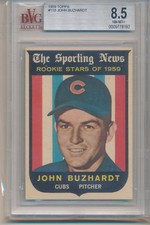 1959 Topps John Buzhardt (Rookie Card) (#118) BVG8.5 BVG. rookie card picture