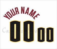Basketball Denver Nuggets Customized Number Kit For 2020-2021 Tip-off Uniform