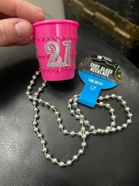 Shot glass shop necklace