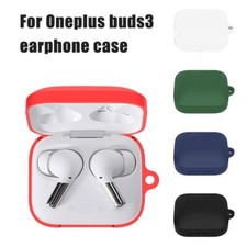 Silicone Protective Case Cover W/ Buckle for Oneplus Buds 3 Bluetooth Earph D8D1