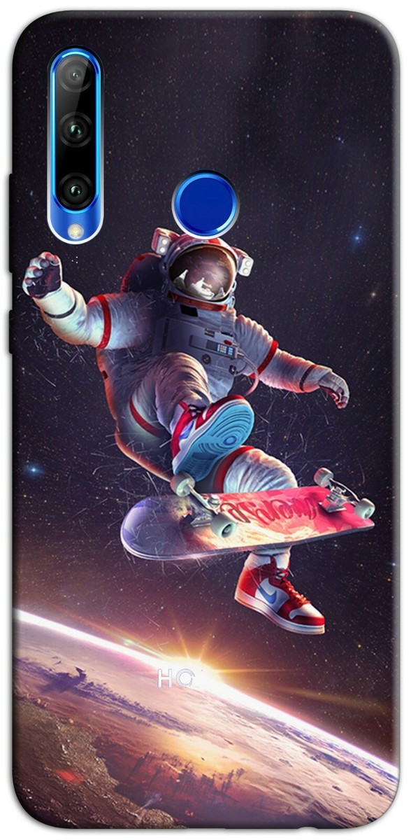 Cover Mixroom Per Huawei Mate 20 Lite – Morbida TPU Con Stampa Astronauta E Basket