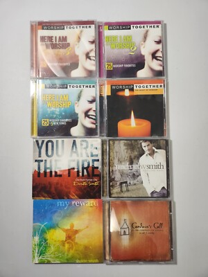 #ad #ad Lot 8 CDs Contemporary CHRISTIAN MUSIC Various Artists HERE AM I TO WORSHIP $11.98