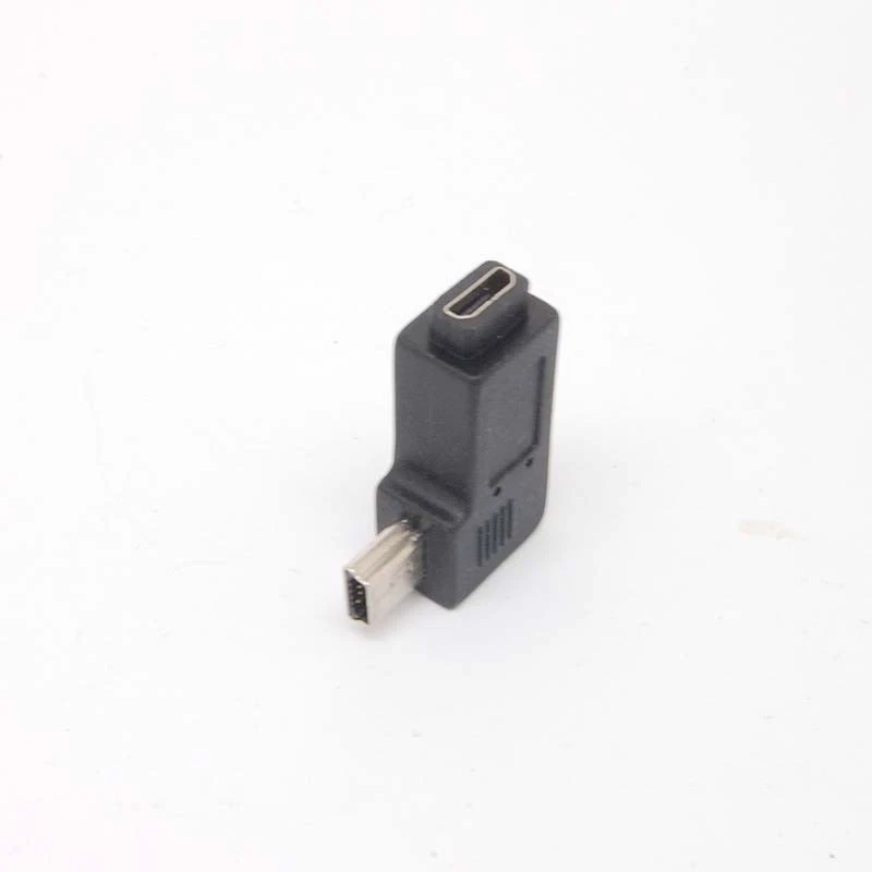 Mini USB Type A male to Micro USB B feMale 90 Degree left Angle Adapter Charger - Image 4 of 4