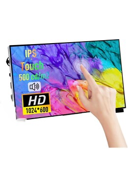 7 Inch Capacitive Touchscreen for Raspberry Pi, 1024x600 IPS LCD Display New!