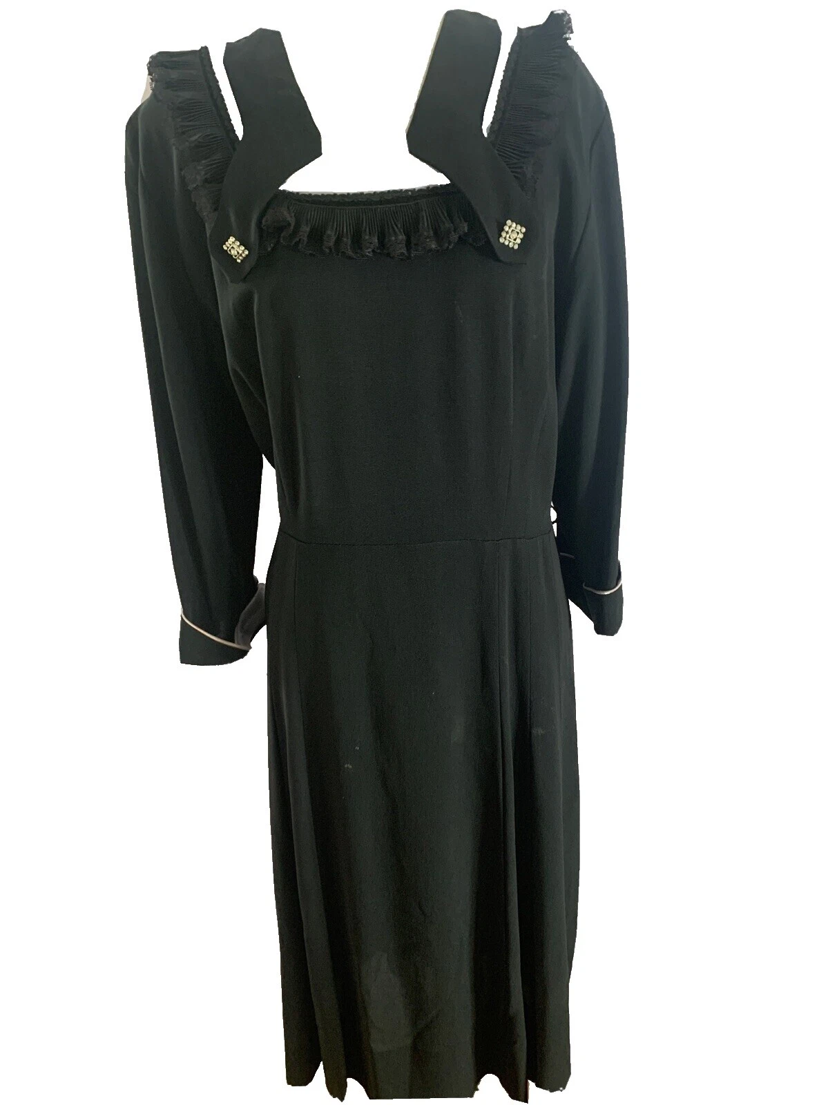 Tailored Regular 1940s Vintage Dresses for Women