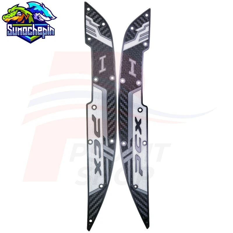 Almohadillas de reposapiés para PCX150 2018-2020 PCX160 2021-2024 ฺDerecha+Izquierda Negro/Gris Foto 2 de 4