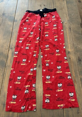 Disney Women's Juniors Mickey Mouse “Not listening” Red Graphic