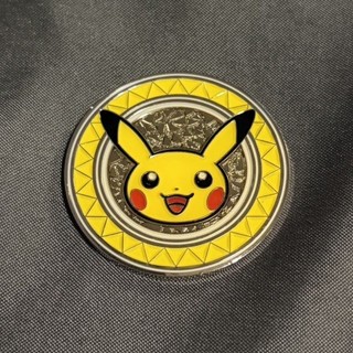 Pikachu Metal flip coin gioco di carte Pokemon XY Premium Collection 2017