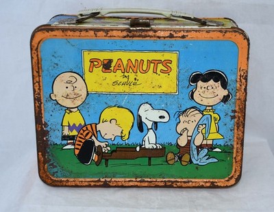Vintage 1959 King-Seeley Peanuts Charlie Brown Snoopy + Metal