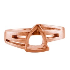 925 Sterling Silver 7mm Trillion Semi Mount Solitaire Ring For Engagement Ring