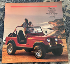 Jeep Cj Cj-5 Cj-7 For 1985 Brochure Fcca25 Jeep Cj Cj-5 Cj-7 For 1985 Brochure Fcca25